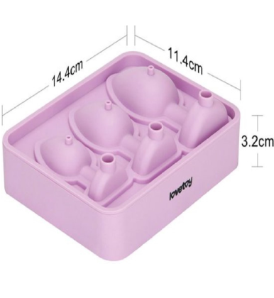 Silikonski kalup za led u obliku analnih kupa  LV765016-12